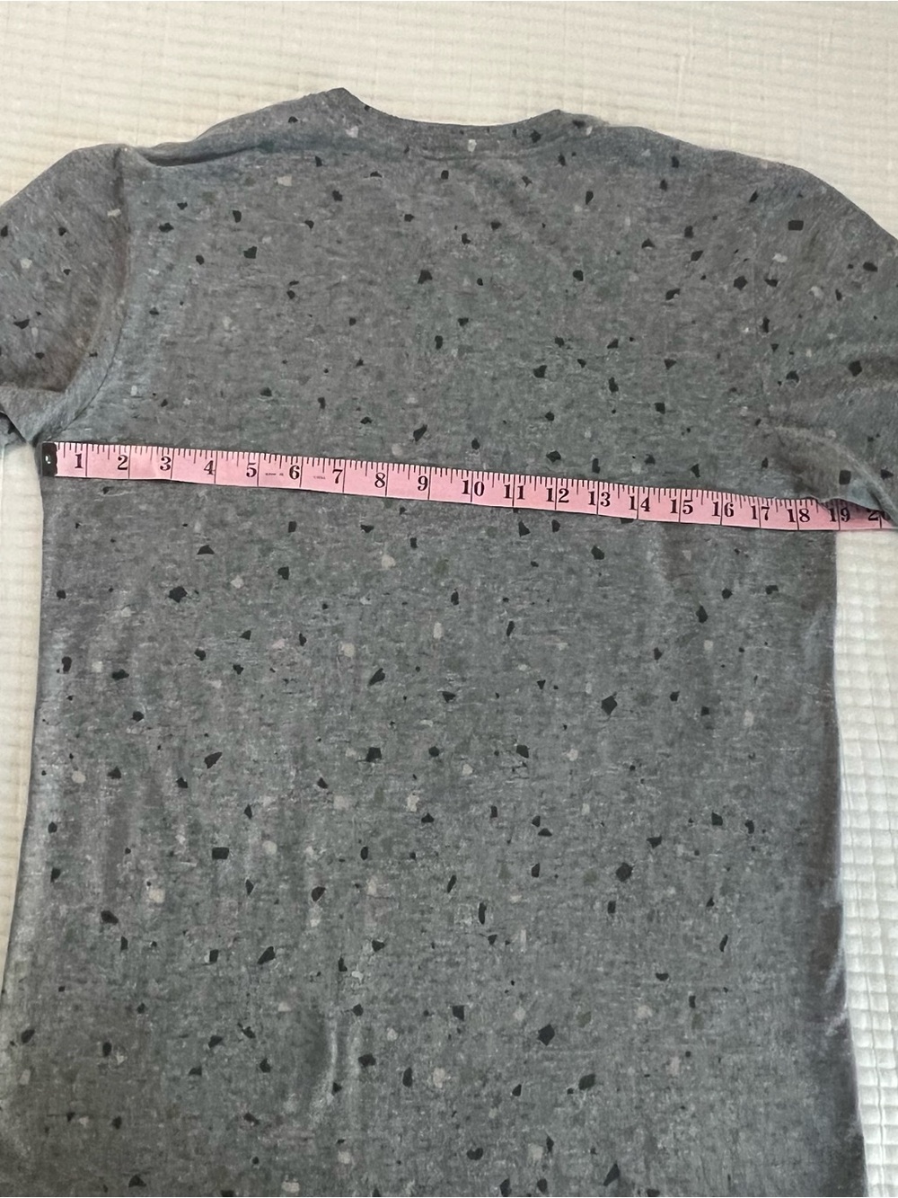 Nike Grey Marled Logo Crew Tee - Picture 3 of 4
